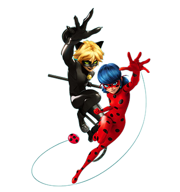 Personnages Ladybug et Chat Noir