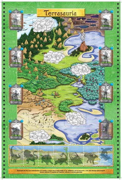La carte d'Epopia du territoire à explorer