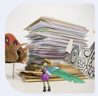 Auteurs lisent courriers enfants
