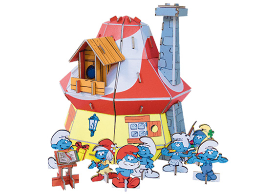 Décor Schtroumpfs à construire