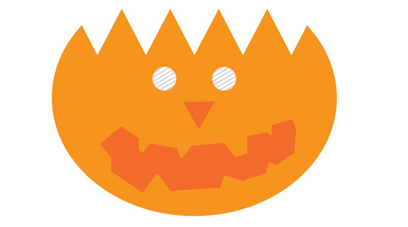Le masque d'Halloween à imprimer